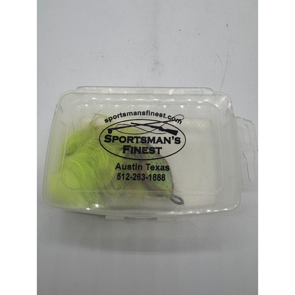 Sportsman's Finest Austin Texas Fly Fishing Lure Chartreuse Bass Pike Streamer